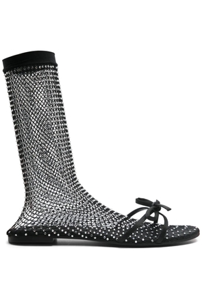 Balenciaga Leopold boots - Black