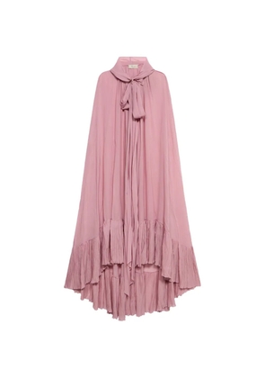 Blumarine hooded cape dress - Pink