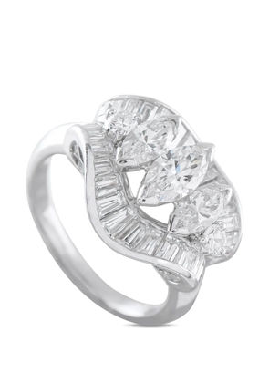 LB Exclusive platinum diamond ring - Silver
