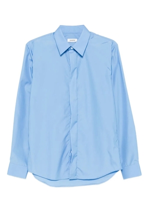 SANDRO button-down cotton shirt - Blue