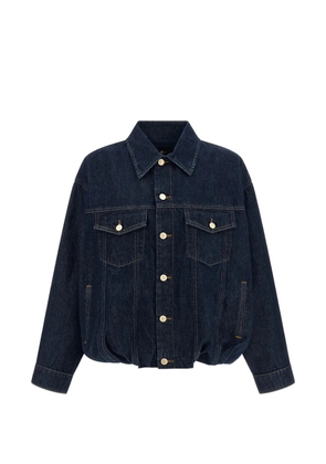 7 For All Mankind gathered denim jacket - Blue