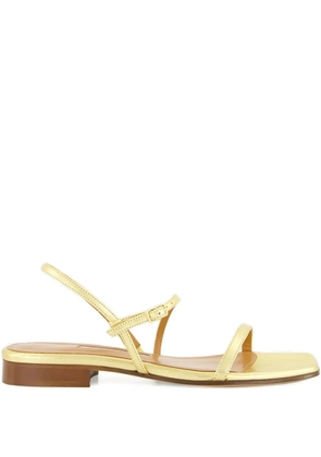 Emme Parsons Hope square-toe ankle-strap sandals - Yellow