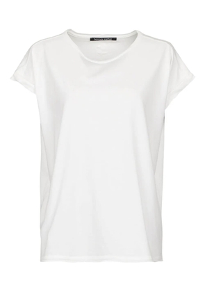 Hannes Roether rolled-sleeve T-shirt - White