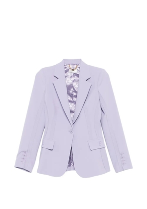 Elisabetta Franchi button-embellished blazer - Purple