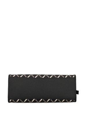 Armani Exchange Gynger monogram top-handle tote bag - Black