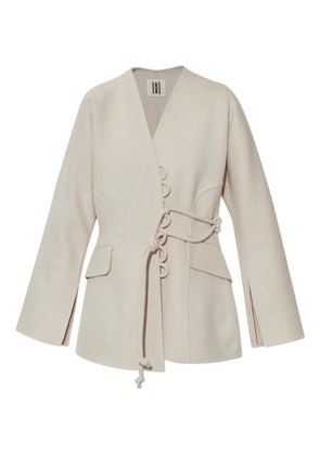 By Malene Birger Lalou tie-fastening jacket - Neutrals