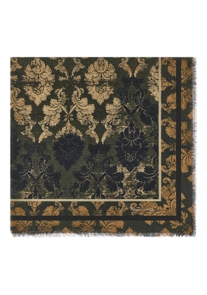 Roberto Cavalli brocade-print shawl - Green