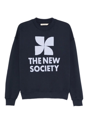 THE NEW SOCIETY graphic-print sweatshirt - Blue