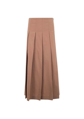 Róhe pleated skirt - Brown