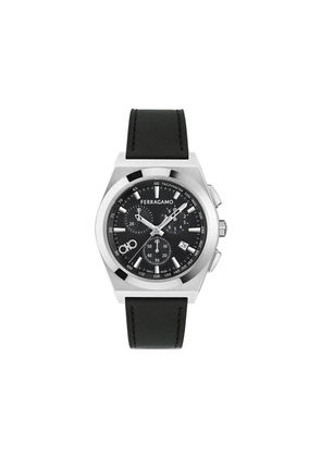 Ferragamo Vega Upper East Chrono 42mm - Black