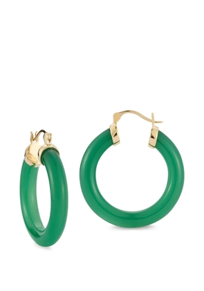 Mateo chalcedony hoop earrings - Gold
