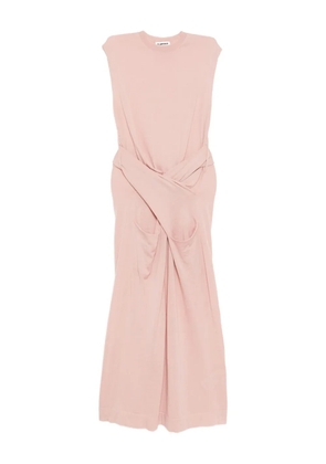 Jil Sander draped dress - Pink