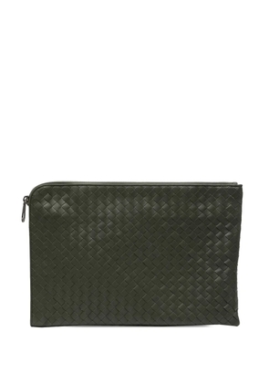 Bottega Veneta Pre-Owned 2012-2025 Nappa Intrecciato clutch bag - Green
