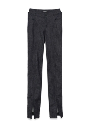 Mugler split-ankles jeans - Blue