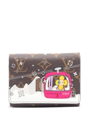 Louis Vuitton Pre-Owned 2019 Victorine monogram trifold wallet - Brown