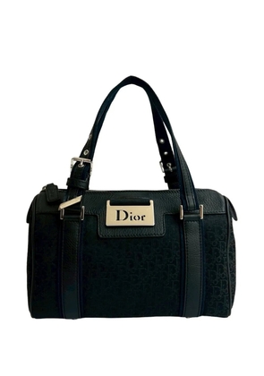 Christian Dior Pre-Owned 20th Century Small Diorissimo Trotter Canvas Street Chic boston bag - Black