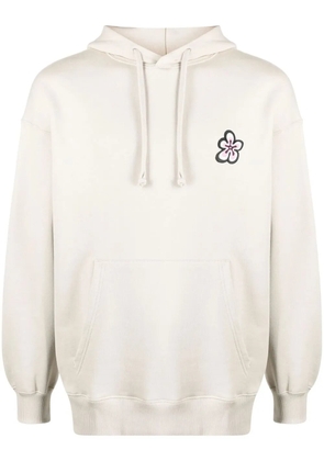 Camper floral print cotton hoodie - Neutrals