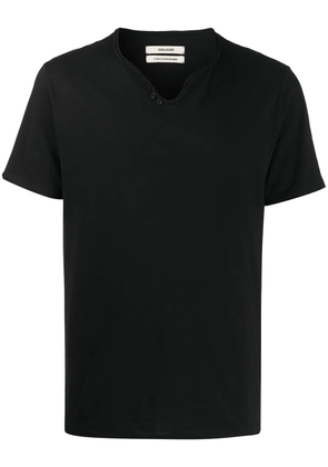 Zadig&Voltaire Monastir Henley-neck T-shirt - Black
