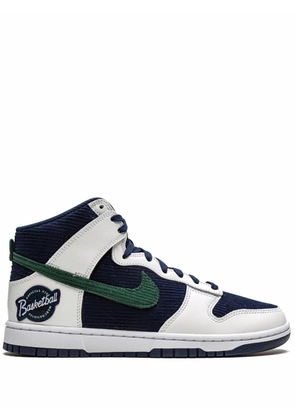 Nike Dunk High PRM EMB 'College Navy/Noble Green' sneakers - Blue