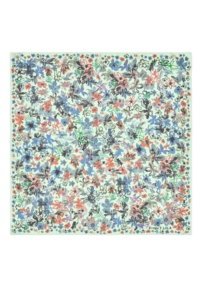 Bimba y Lola floral scarf - Green