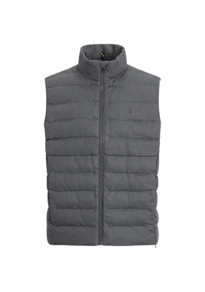 Polo Ralph Lauren woven quilted linen gilet - Grey