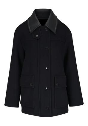 Akris Punto snap-fastening pocket coat - Black