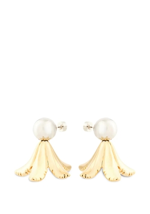 Marni flower drop earrings - Gold