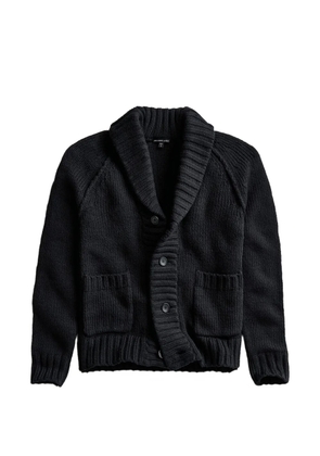 James Perse shawl-collar pocket cardigan - Black