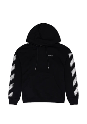 Off-White pixel diag skate hoodie - Black