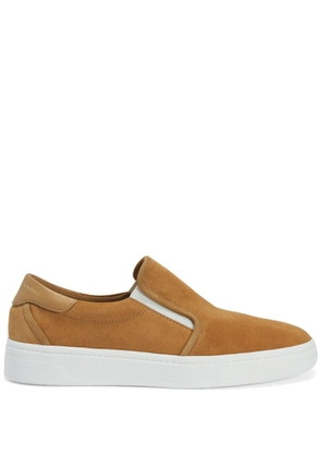 Giuseppe Zanotti Gz 94 slip-on suede sneakers - Brown