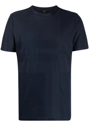 Dunhill jacquard crew-neck T-shirt - Blue