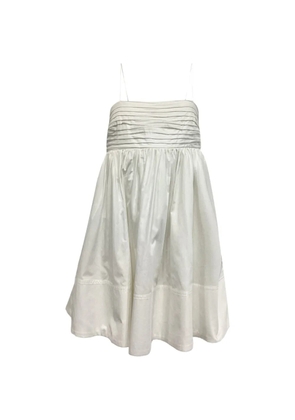 Aje pleated flared dress - White