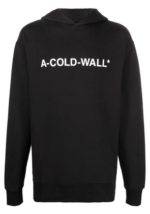 A-COLD-WALL* Essential logo-print hoodie - Black