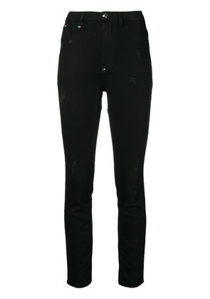 Philipp Plein high-waist jeggings - Black