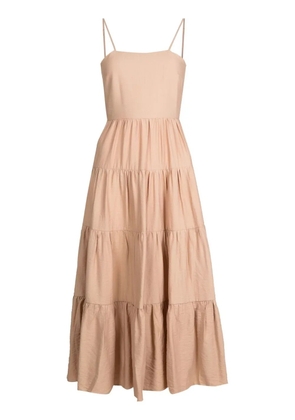Olympiah Kobe tiered maxi dress - Brown
