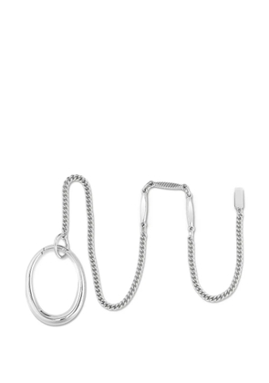 Tory Burch pierced ring with chain - Silver