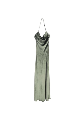 The Attico Leticia velvet dress - Green