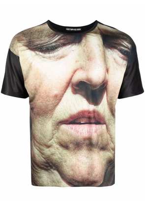 Issey Miyake Pre-Owned 2010 Satoshi Fujiwara photograph-print T-shirt - Black