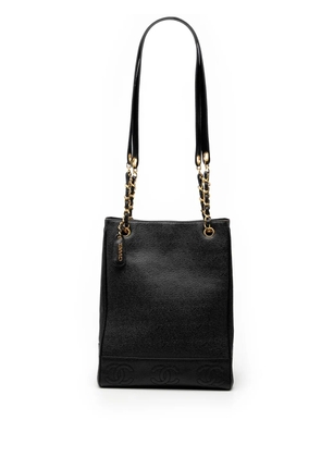CHANEL Pre-Owned 1996-1997 Triple CC Caviar tote bag - Black
