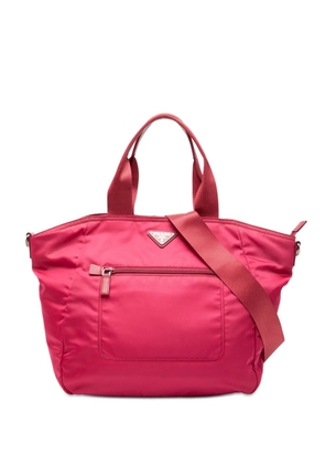 Prada Pre-Owned 2013-2026 Tessuto satchel - Pink