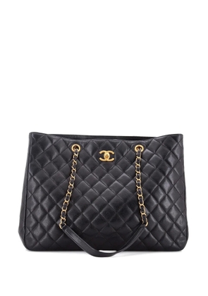 CHANEL Pre-Owned Classic CC Shopping Quilted Caviar Large tote bag - Black