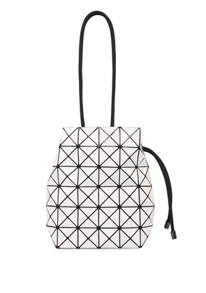 Bao Bao Issey Miyake geometric drawstring bucket bag - White