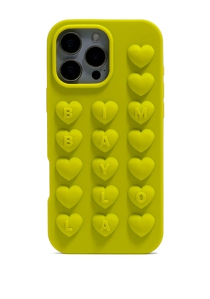 Bimba y Lola heart-embellished iPhone 16 Pro Max case - Green