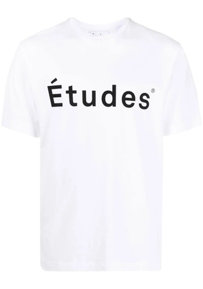 Études Studio Wonder logo-print T-shirt - White