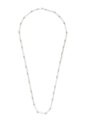 MAOR Cuadrangular silver necklace