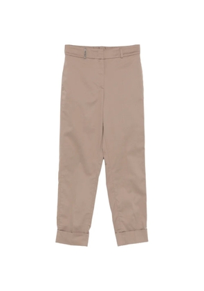 Peserico cuffed trousers - Neutrals