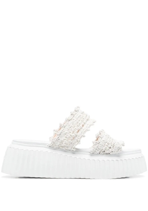 AGL double-strap design sandals - White