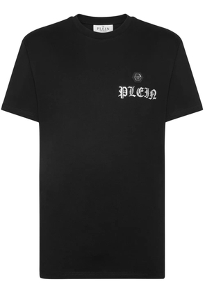 Philipp Plein skull crystal-embellished T-shirt - Black