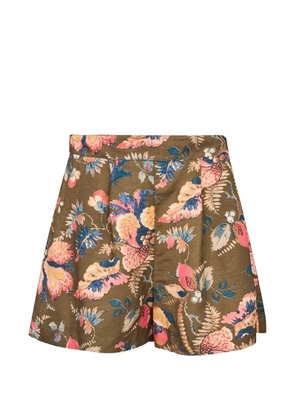 Hunter Bell floral ashton short - Green