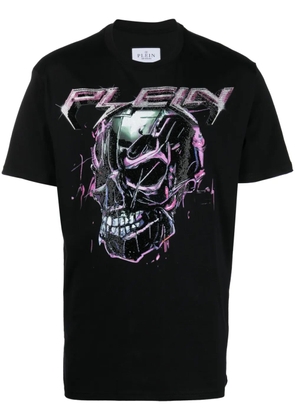 Philipp Plein embellished-logo detail T-shirt - Black